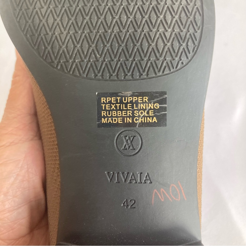 Women's Vivaia Ryan Square Toe Boots Booties Brown Chelsea Size 42/Size 10.5 - Picture 7 of 11